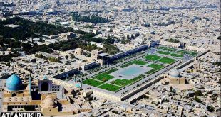 عکس هوایی از شهر بزرگ اصفهان