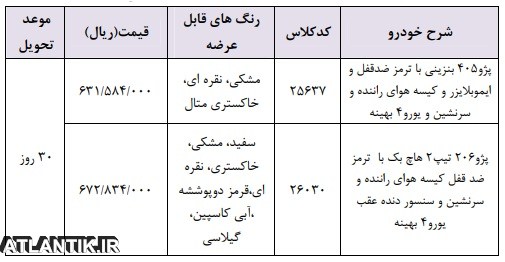 شرایط فروش ایران خودرو خرداد 98