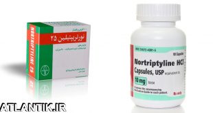 داروشناسي آتلانتيک - معرفي داروي ضد افسردگی نورتریپتیلن – Nortriptyline