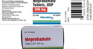 معرفي داروي ضد اضطراب مپروبامات – Meprobamate-سايت داروشناسي آتلانتيک